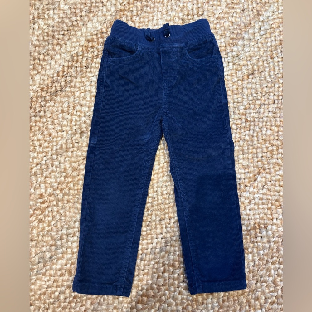 Hanna Andersson - navy slim pull-on corduroy pants - 4